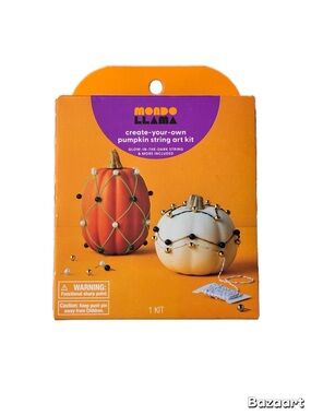 Mondo Llama Create-Your-Own Pumpkin String Art Kit